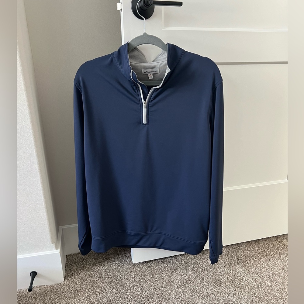 Peter Millar Quarter-Zip Navy
